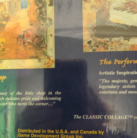 New 1000 piece sealed puzzle The Harbor Classic Collage vintage 2002 - Picture 5 of 5